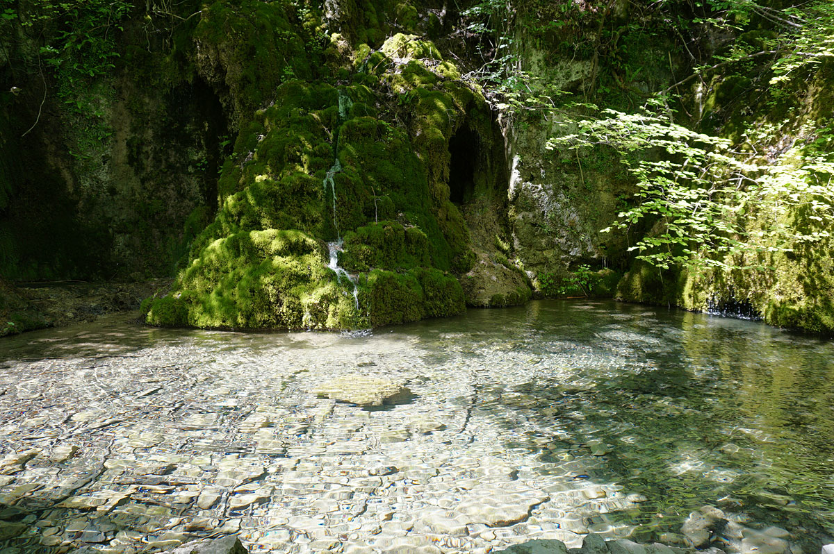 Wandern auf der Schwäbischen Alb: Gütersteiner und Uracher Wasserfall