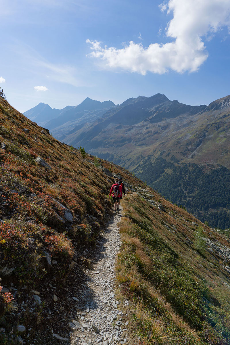 Wandern im Ahrntal: via Kofler Seen rund um den Stutenock im Rieserfern-Gebiet
