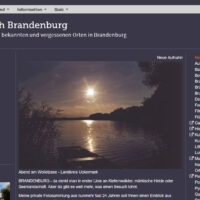 Screenshot Blog Brandenburg Sehenswert