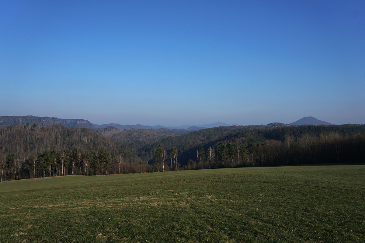 Wandern in der Sächsischen Schweiz: auf die Kaiserkrone und um den Zirkelstein bei Schöna