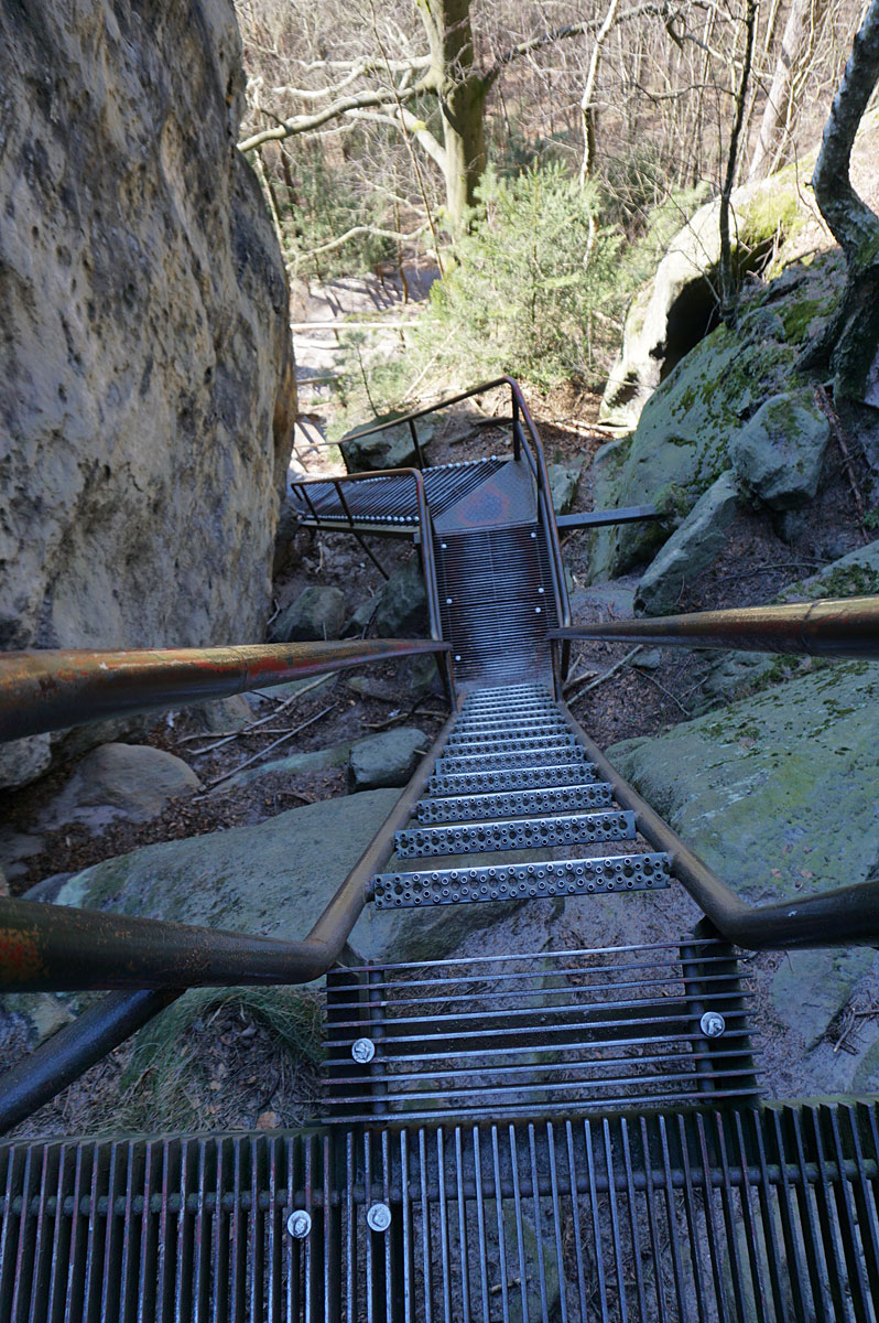 Wandern in der Sächsischen Schweiz: Carolafelsen und Schrammsteine ab Schmilka