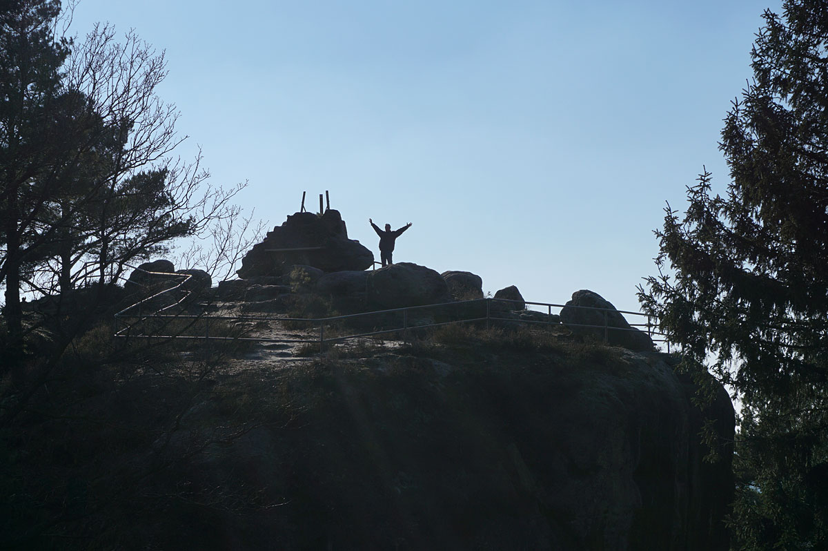 Wandern in der Sächsischen Schweiz: auf die Kaiserkrone und um den Zirkelstein bei Schöna
