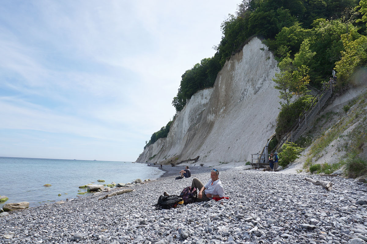 Wandern auf Rügen: Kreidefelsen im Nationalpark Jasmund