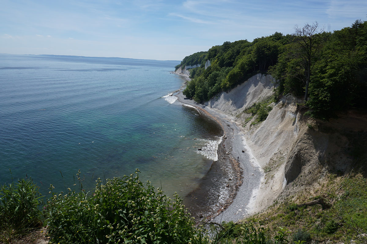 Wandern auf Rügen: Kreidefelsen im Nationalpark Jasmund