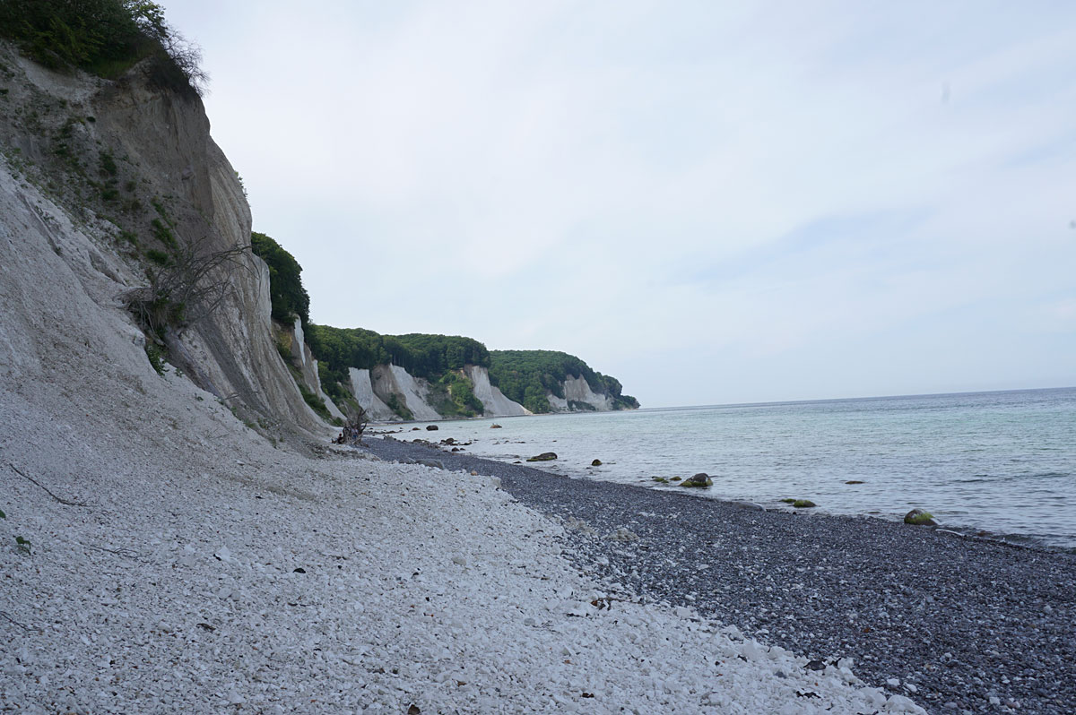 Wandern auf Rügen: Kreidefelsen im Nationalpark Jasmund