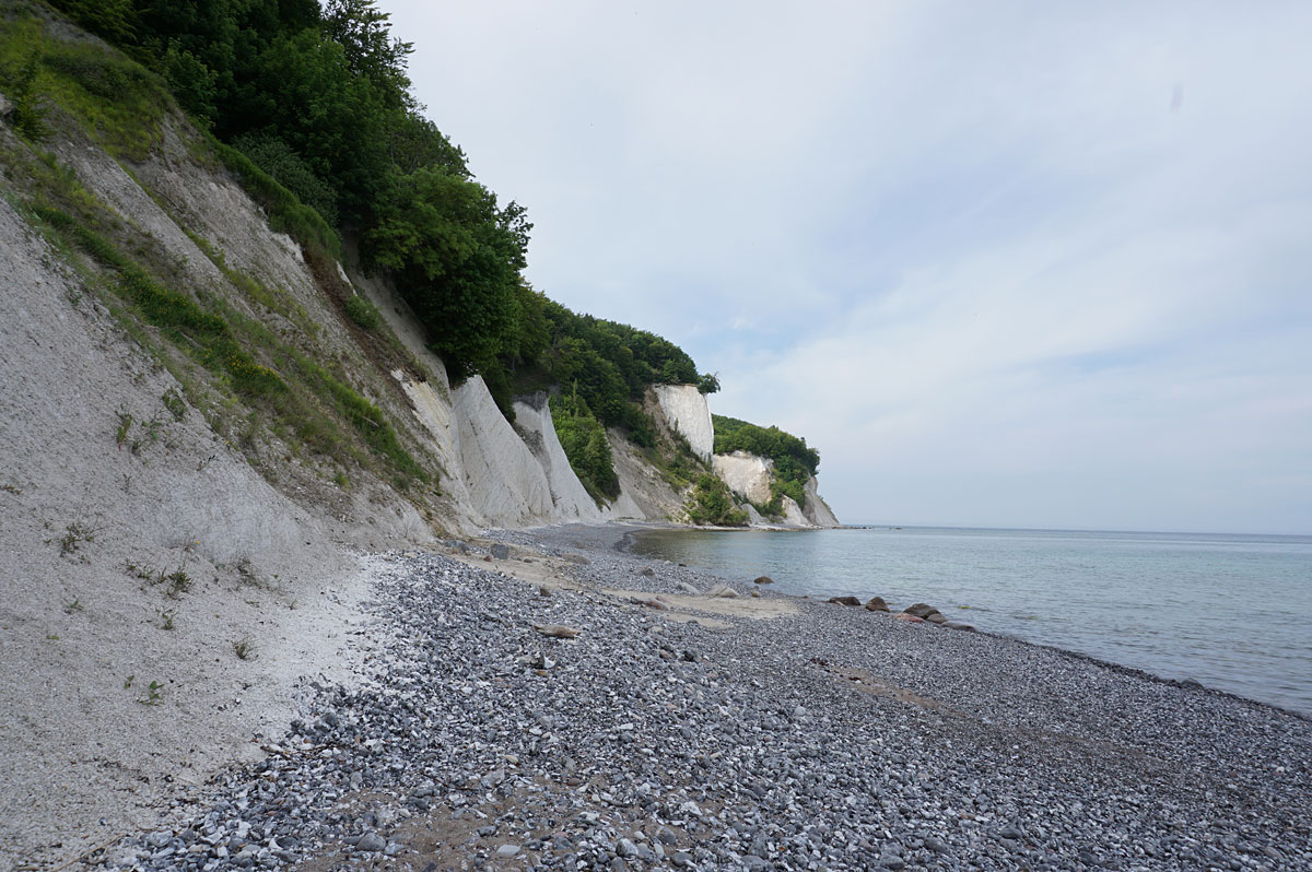 Wandern auf Rügen: Kreidefelsen im Nationalpark Jasmund