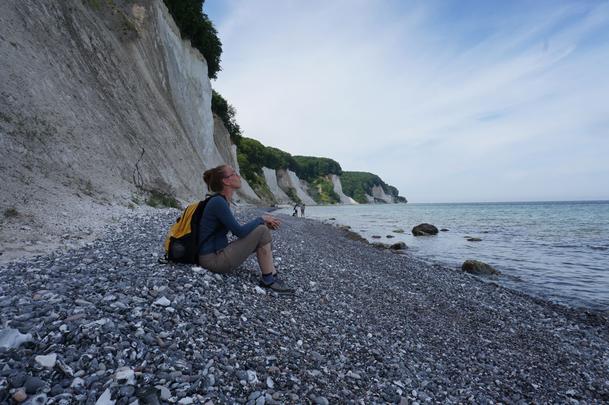 Wandern auf Rügen: Kreidefelsen im Nationalpark Jasmund