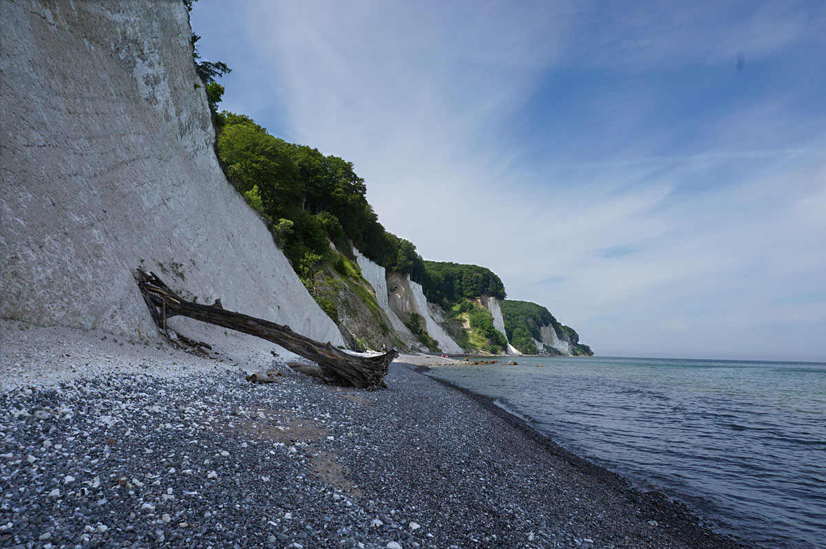 Wandern auf Rügen: Kreidefelsen im Nationalpark Jasmund