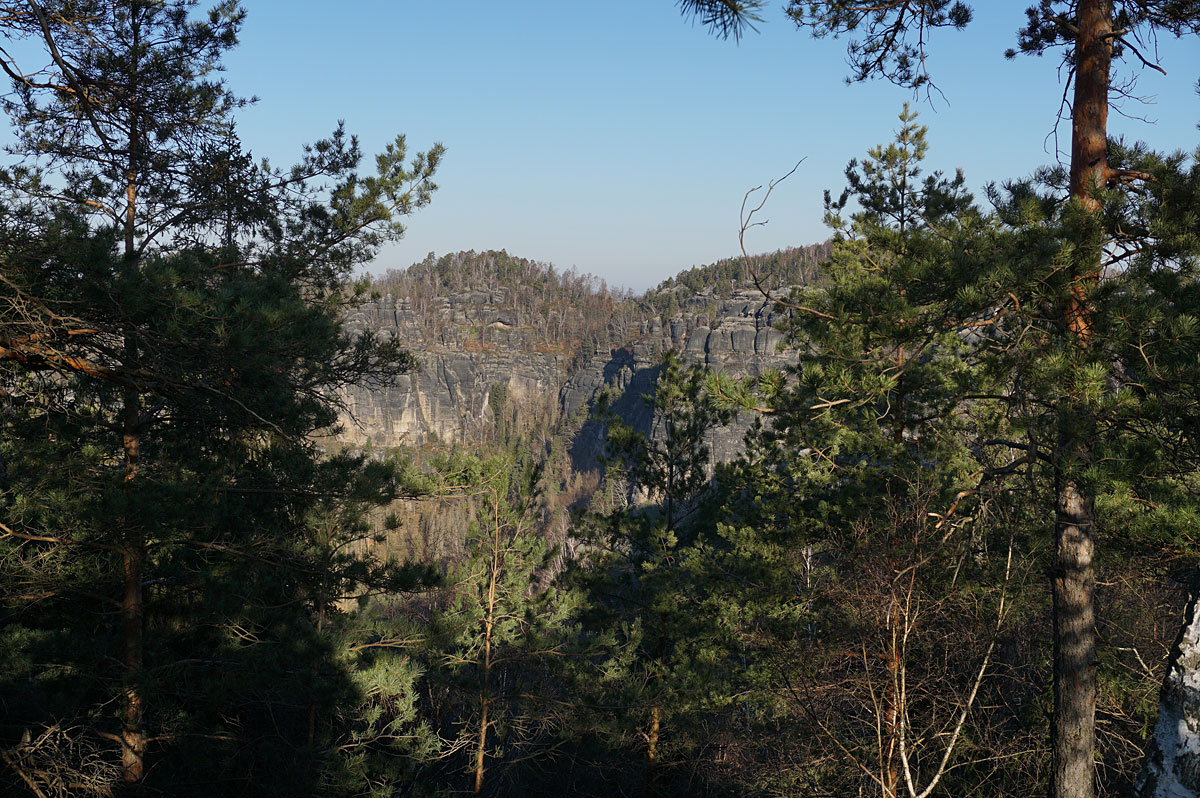 Wandern in der Sächsischen Schweiz: Carolafelsen und Schrammsteine ab Schmilka