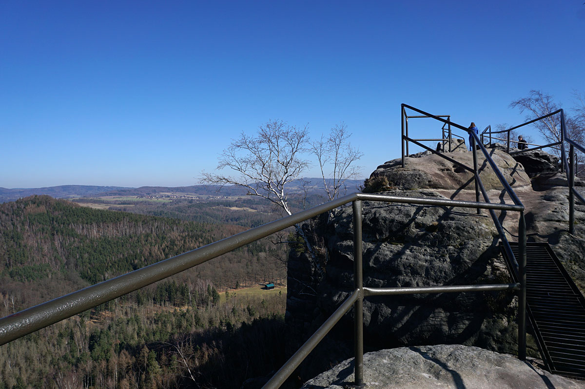 Wandern in der Sächsischen Schweiz: Carolafelsen und Schrammsteine ab Schmilka