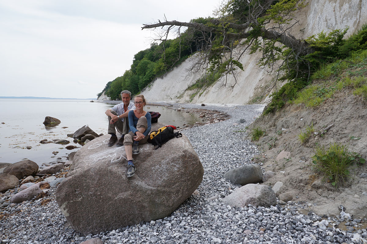 Wandern auf Rügen: Kreidefelsen im Nationalpark Jasmund